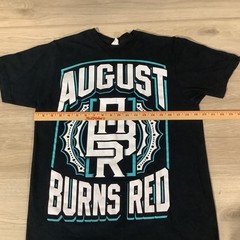 ABR August Burns Red Metal Band T-shirt Bay Island Sportswear Black Adult Size L