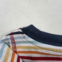 Jantzen Mens XL Ringer T-Shirt Multicolor Striped Cotton Short Sleeve Retro Tee