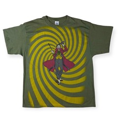 The Joker Batman Y2K Green Spiral T-Shirt XL