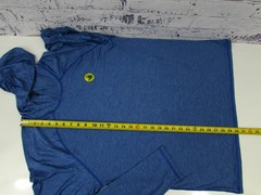 Body Glove Royal Blue Long Sleeve XL Sun Beach 50 UPF Rash Guard Hoodie T-Shirt