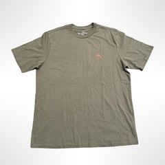 Tommy Bahama T-Shirt Olive Green “Twist the Night Before Christmas” Mens Medium