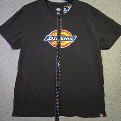 Dickies Shirt Mens 2XL XXL Black Regular Fit Classic Casual Logo Work Wear NWT