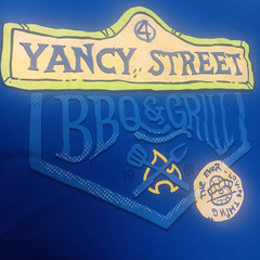 Marvel Yancy Street BBQ & Grill Graphic Tee Loot Crate Exclusive – Men’s Large