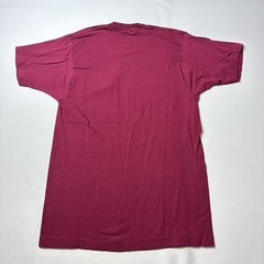 VTG BVD Shirt Mens Large Maroon Pocket Crewneck USA Single Stitch Selvedge