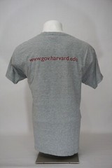 2002 Property of Harvard Department of Gov XLarge Fruit of the Loom T-shirt