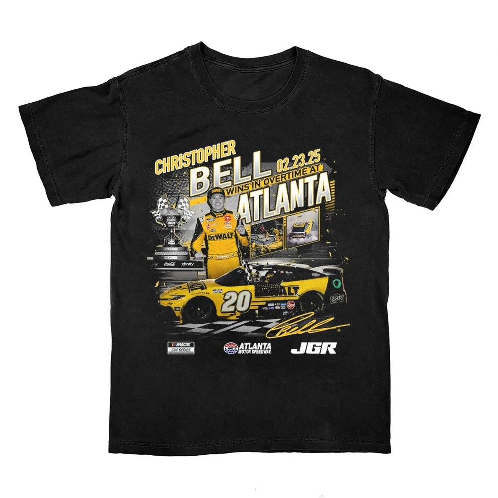 Christopher Bell Checkered Flag Sports Black 2025 Ambetter Health 400 Race