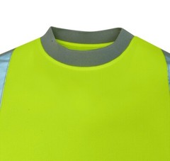 Mens Hi Vis Workwear T-Shirt High Visibility Tee Reflective Safety Security Top