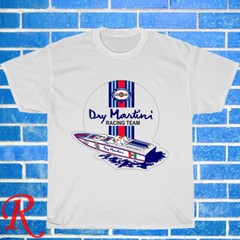 New Martini Racing Team Logo Black/Grey/Navy/White Size S-5XL Unisex T-Shirt