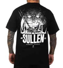 Sullen Pin Up Punk Street Life Gothic Americana Tattoo Art Mens Tee NIGHTMARE