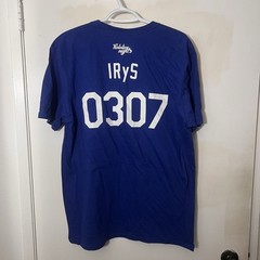 2025 Official Dodgers x Hololive T-shirt IRyS Size L Large