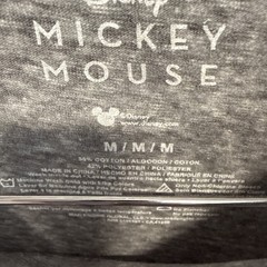 Disney NWOT Mickey Mouse Heather Gray Graphic Tee