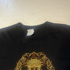 Vintage Jesus Religious Shirt Born To Die Mens XL Black