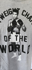 Ali Muhammad Ali T Shirt Mens X-Large Grey Graphic Print 100% Cotton*