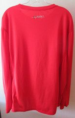 Mens HABIT Red Goji Berry 2XL Crew Neck Long Sleeve T Shirt Pullover Activewear