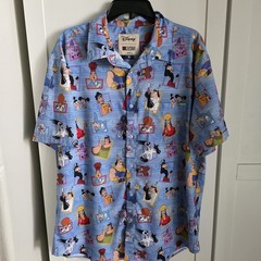 RSVLTS Disney Emporer’s New Groove “Boom Baby” Kunuflex XL Button Up Shirt