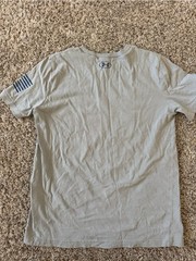 Under Armour Light Gray Short-Sleeve ‘Freedom’ Eagle Graphic Tee