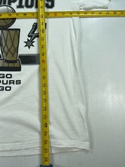 Adidas 2014 NBA Champions Shirts Locker Room Go Spurs Go White Med 3 stripe life