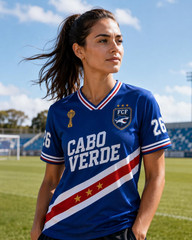 Soccer Jersey Shirt, Cabo Verde Soccer Jersey Supporter T-Shirt
