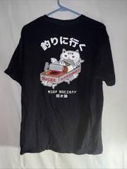 Riot Society SuGee Kanji Lucky Cat T-Shirt Adult XXLarge