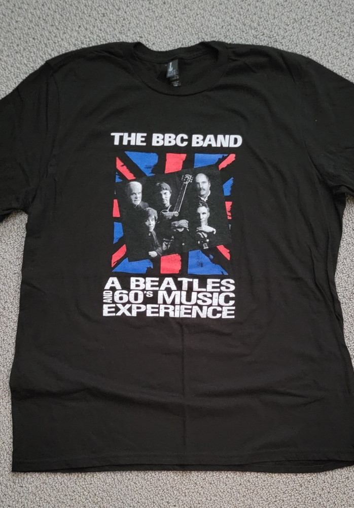 Beatles BBC Band Event T-Shirt 2XL Black NEW