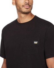 CAT Men’s Pocket Tee Lot of 3 Black, Green & Gray Pick Your Size NWT