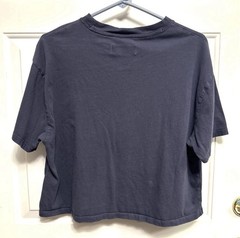 Women’s Abercrombie & FItch Cropped Crest Logo Tee Boxy Y2K Inspired Preppy M
