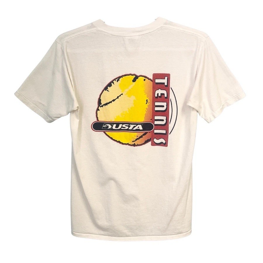 Vintage 90s USTA Midwest Section Wisconsin District Tennis T Shirt Medium