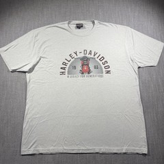 Harley-Davidson Shirt Mens 2XL Gray Museum Milwaukee WI Motorcycle Biker Tee