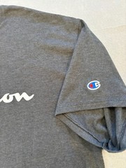 Champion T Shirt Men’s Extra Large Gray Classic Logo Cotton Casual Tee