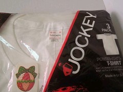 New 3 Pack Jockey Power-Knit T-Shirt Size Medium 38 – 40 White Vintage 1983