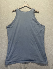 ComfortWash by Hanes Tank Top Men 2XL Slate Blue Graphic Texas Flowers Ring Spun