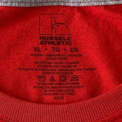 Lot of 3 Russell Athletic Men’s Size XL Red Short Sleeve Performance T-Shirt NWT