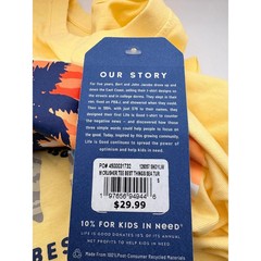 NWT-Life is Good Men’s Crusher Tee Yellow Sea Turtle Graphic T-Shirt-Choose Size