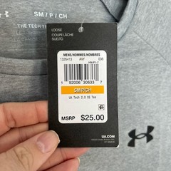 Under Armour Mens Tech 2.0 Short Sleeve T Shirt Size Small