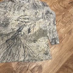 Vintage Mossy Oak Tshirt Men Size Large Hunting 3D Brush Camouflage Hunt Pocket