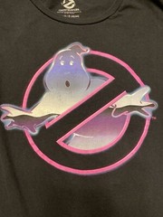 Mad Engine Ghostbusters Black Purple Pink Graphic T-Shirt Size Large 42/44