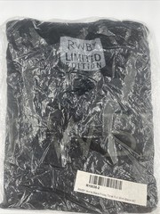 RWBY LIMITED EDITION TONAL FOIL BLACK SHIRT SIZE MEDIUM