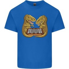 Chess T-Rex Dinosaur Mens Light Cotton T-Shirt