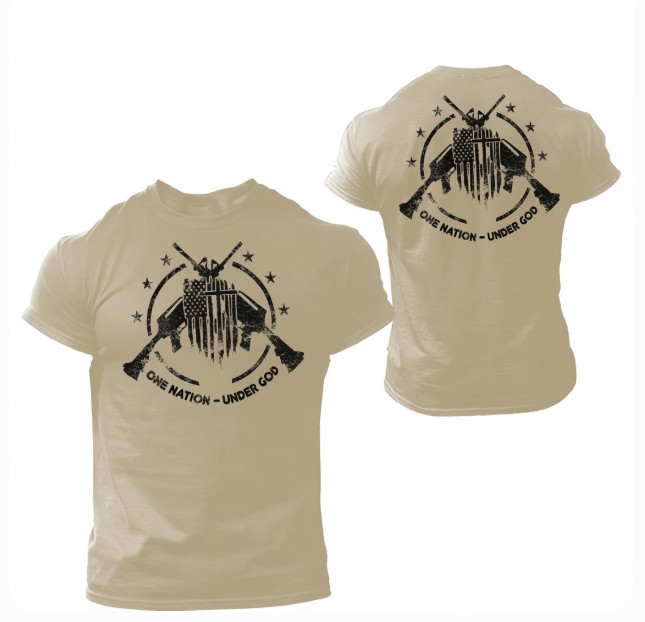 American Patriotic USA American Pride T-Shirt Military Veteran 2nd Amendment