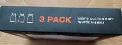 TRUFIT 3 PACK MEN’S XL COTTON KNIT WHITE A-SHIRT COOL DRY STRETCH COMFORT TAGFRE