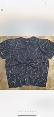 Vintage 80s 90s INSANE 3D Emblem Harley Pin Up Biker Girl Lightening XL Tshirt