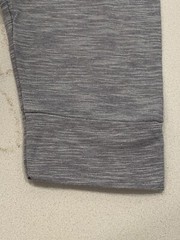New Hanes Men’s Henley Shirt Long-Sleeve Gray, M