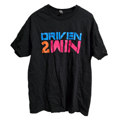 Driven 2 Win Men’s Black T-Shirt (Size L) & Baseball Cap (One size) Set