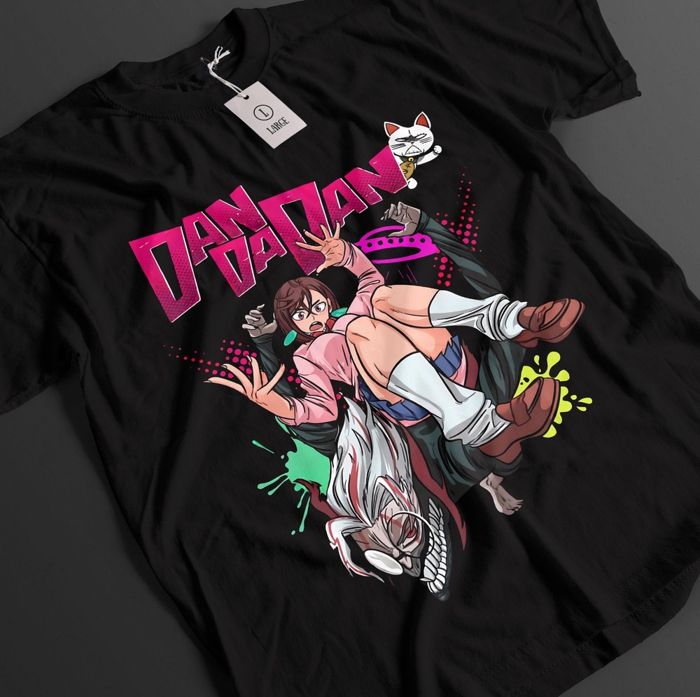 Dandadan T-shirt Okarun Shirt Momo Seiko Ayase Top Aira Turbo Granny Unisex Tee