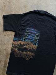 Vintage 90s Hazelwood Horse Wraparound Nature T Shirt X Adult XL Colorful Art