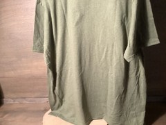 Hanes Mens ECOSMART T-Shirt POLY Cotton GREEN T Shirt Plain Tee Top 3X NEW