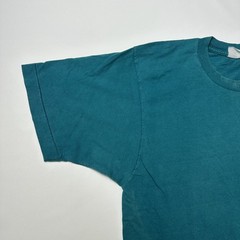 VTG BVD Shirt Mens Large Turquoise Pocket Crewneck USA Single Stitch Selvedge