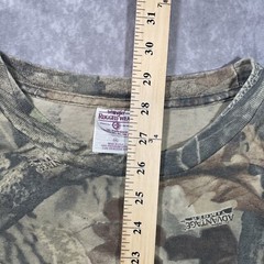 Vintage Wrangler Rugged Wear Mens XXL Advantage Camo Pocket T-Shirt Long Sleeve