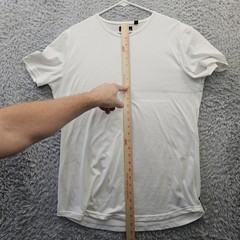 Bamboo Ave. T Shirt Men XL Undershirt Curve Hem Baselayer Stretch White Perform