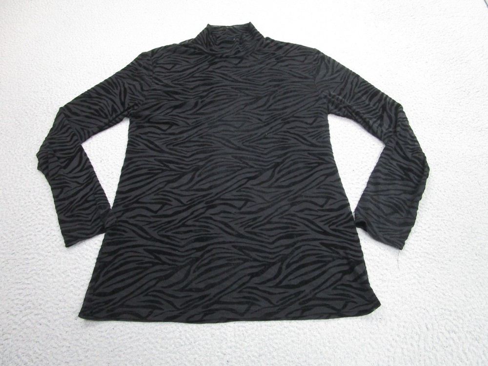 INCERUN Shirt Mens M Velvet Black Mesh Sheer Fish Net Gothic Romantic Layering